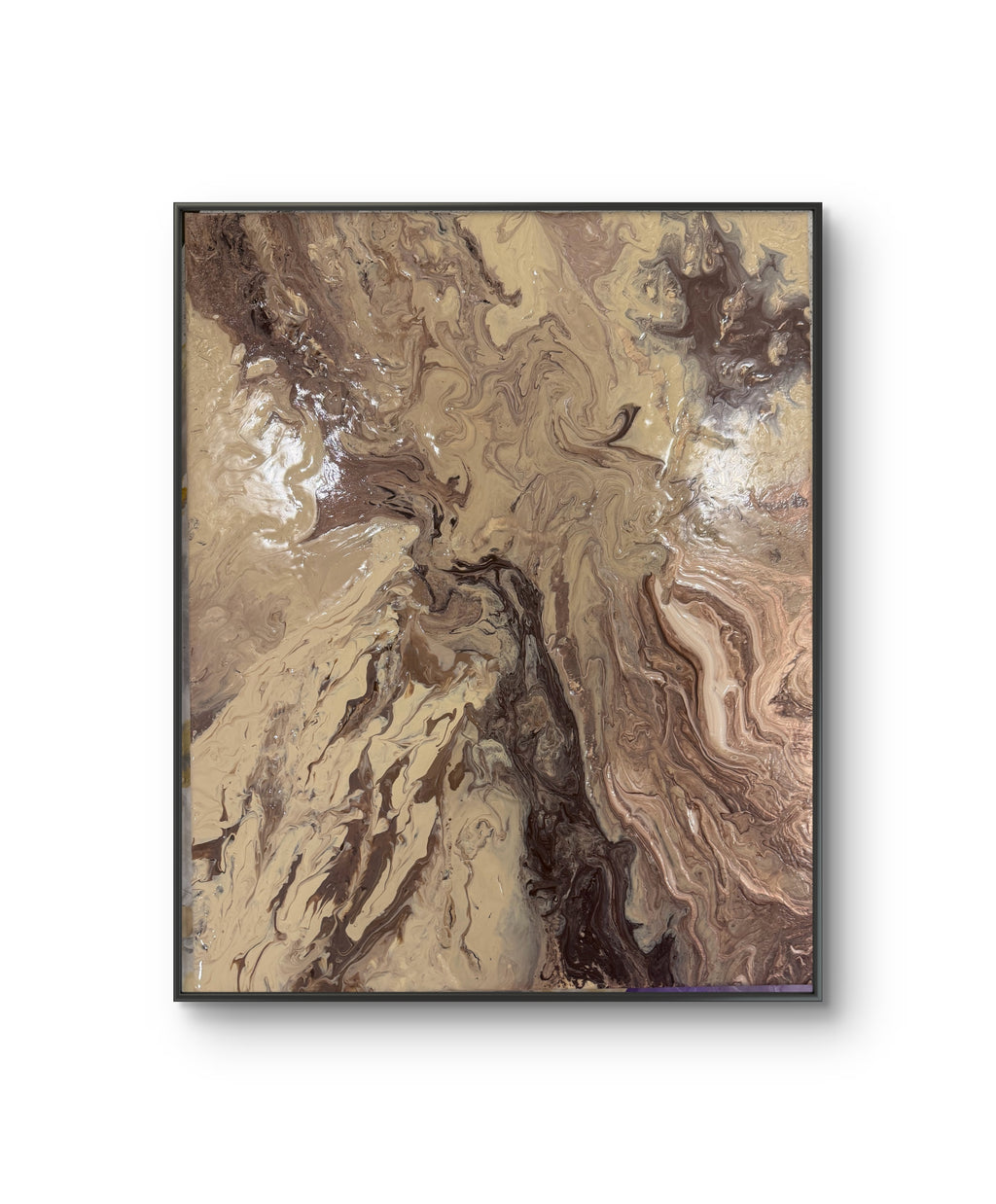 Earthy Flow 01 Textured Art