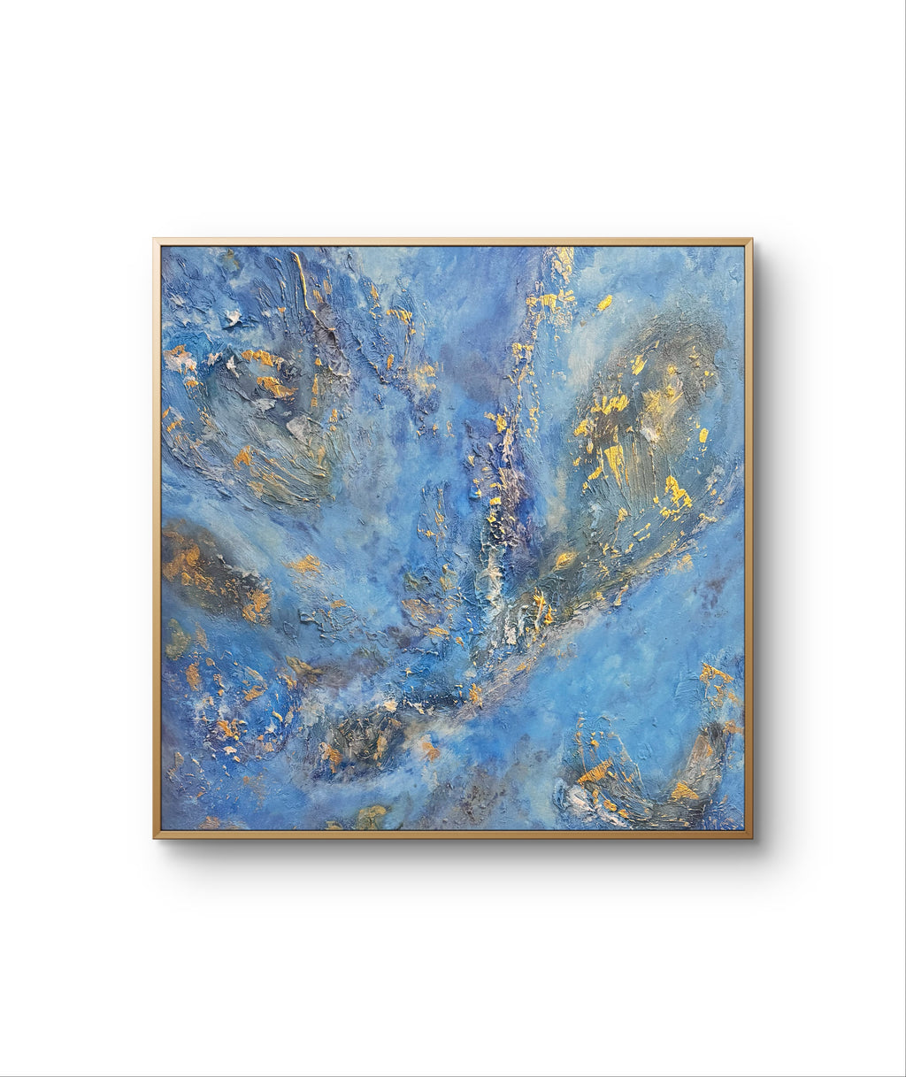 The Quiet Above Us Textured Art