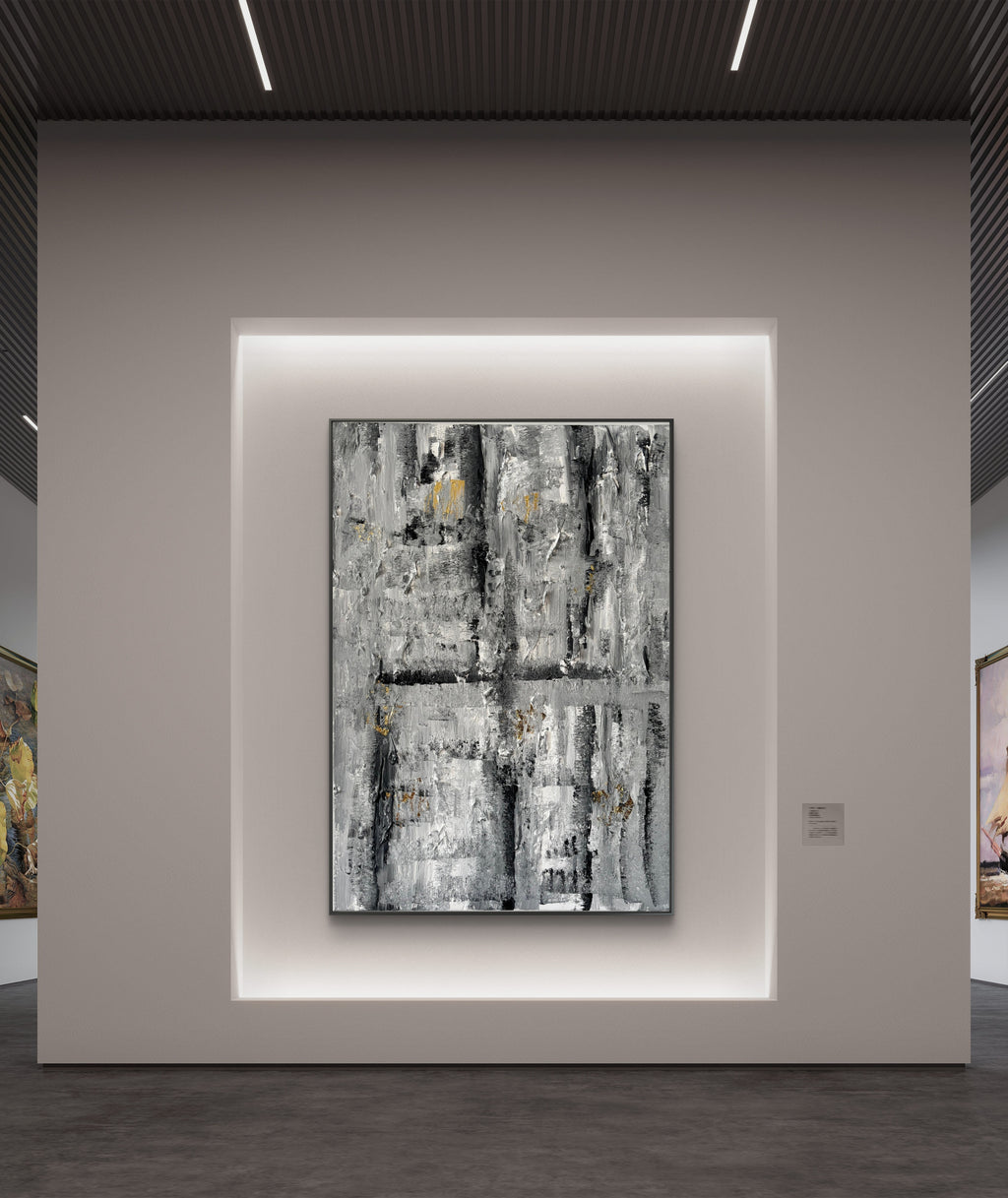 Silent Structure Textured Art