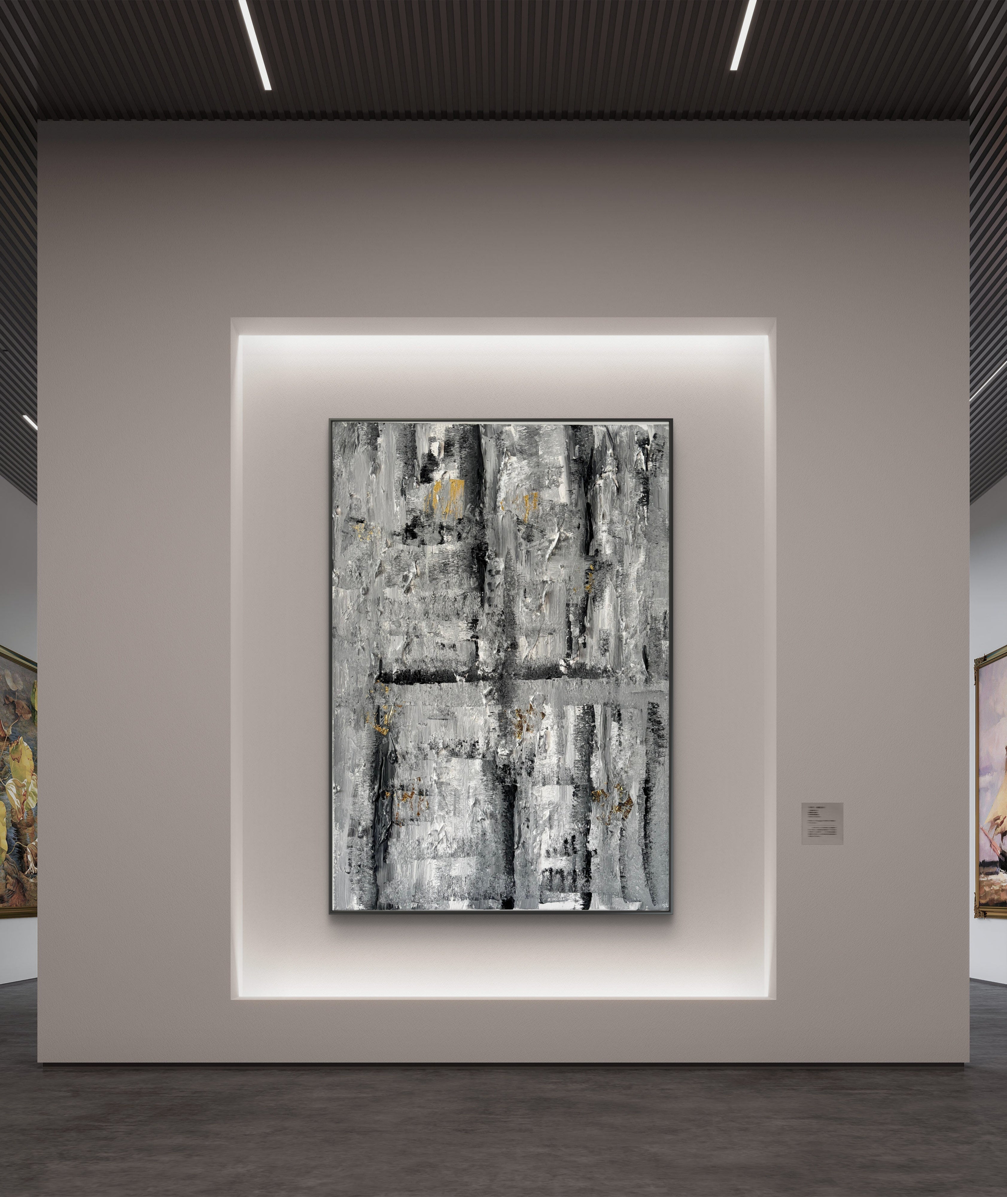 Silent Structure Textured Art