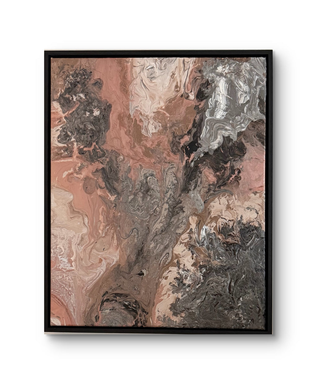 Rhodonite Flow 02 Textured Art