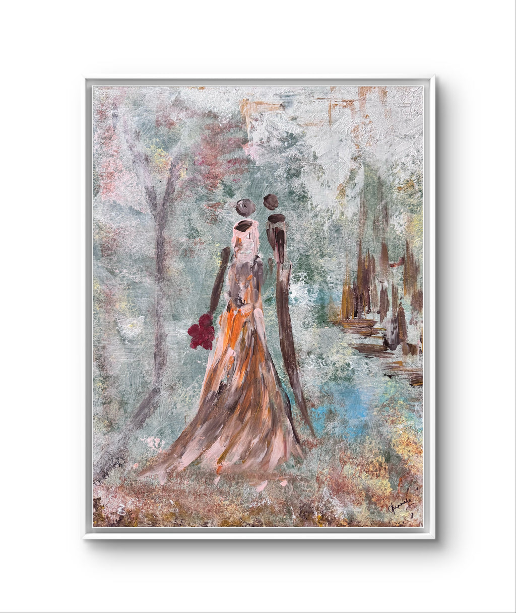 Newlyweds Acrylic Art
