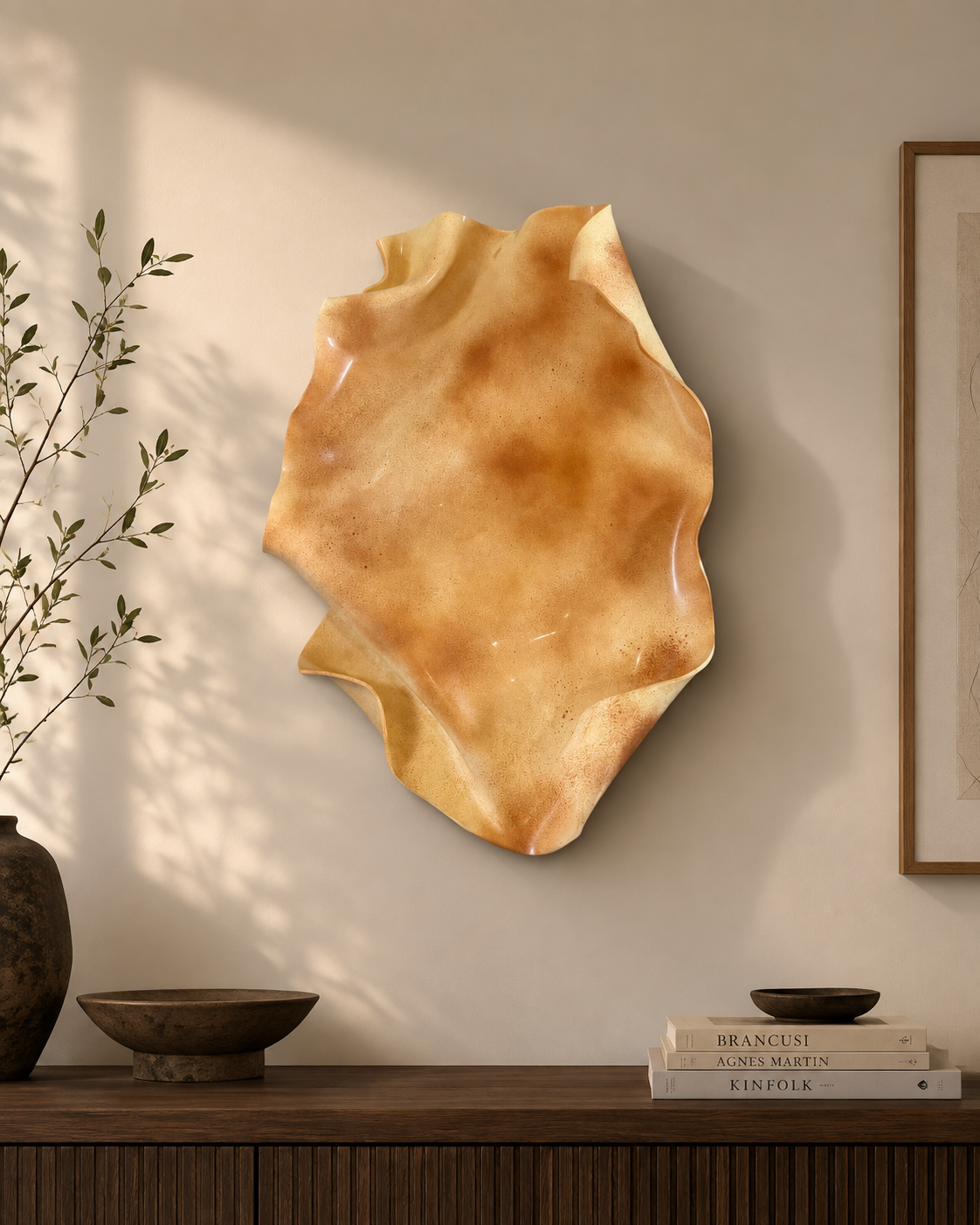 Golden Dune 3D Sculpture