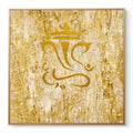 Lord Ganesha Textured Art