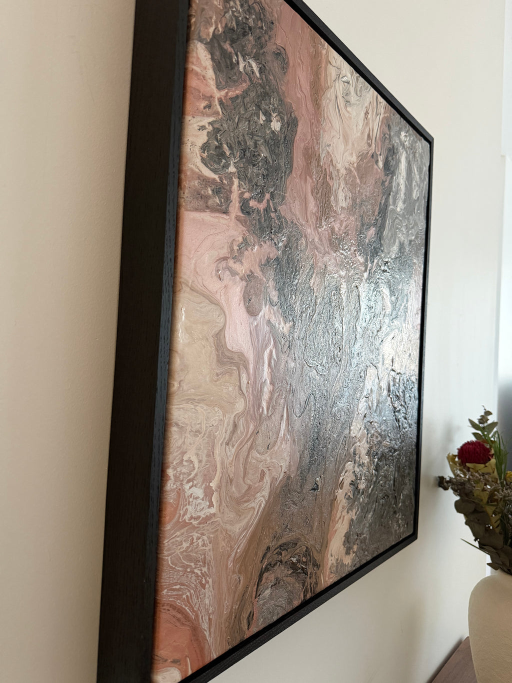 Rhodonite Flow 02 Textured Art