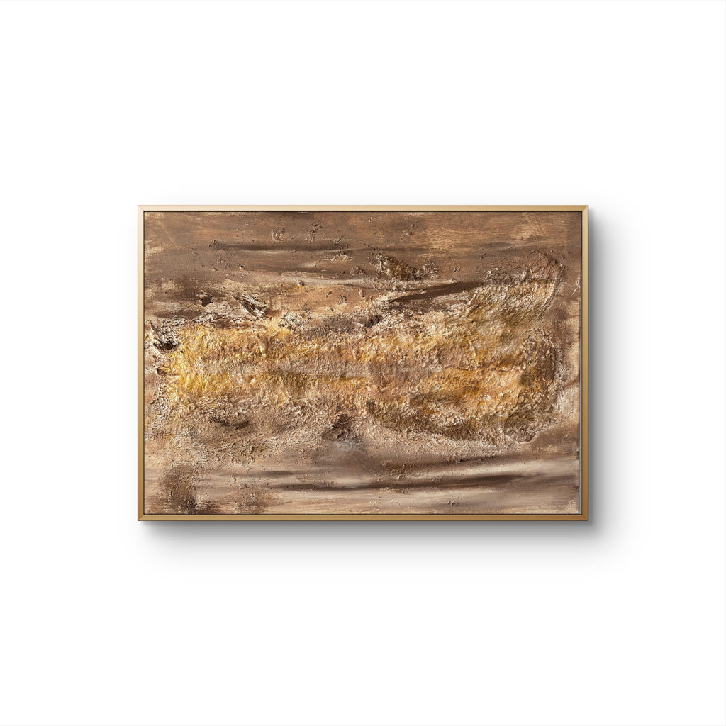 Golden Balance Textured Art