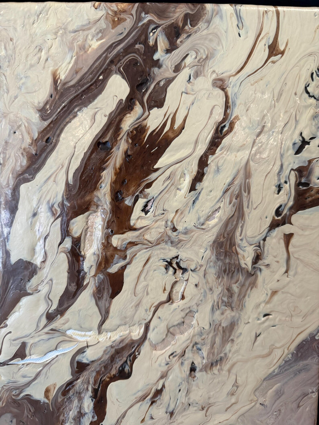 Earthy Flow 01 Textured Art
